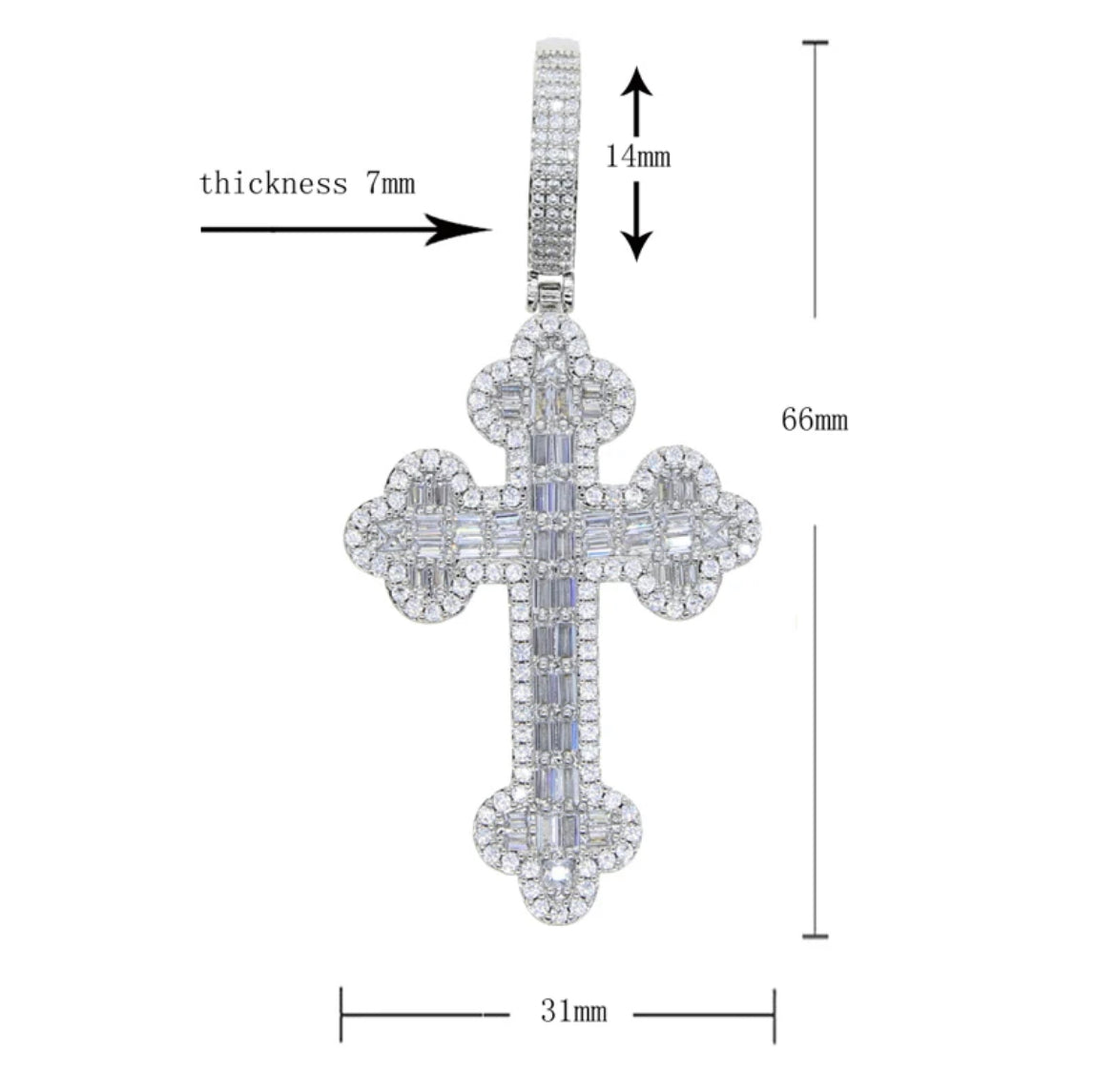 Cross on Crosses necklace Set