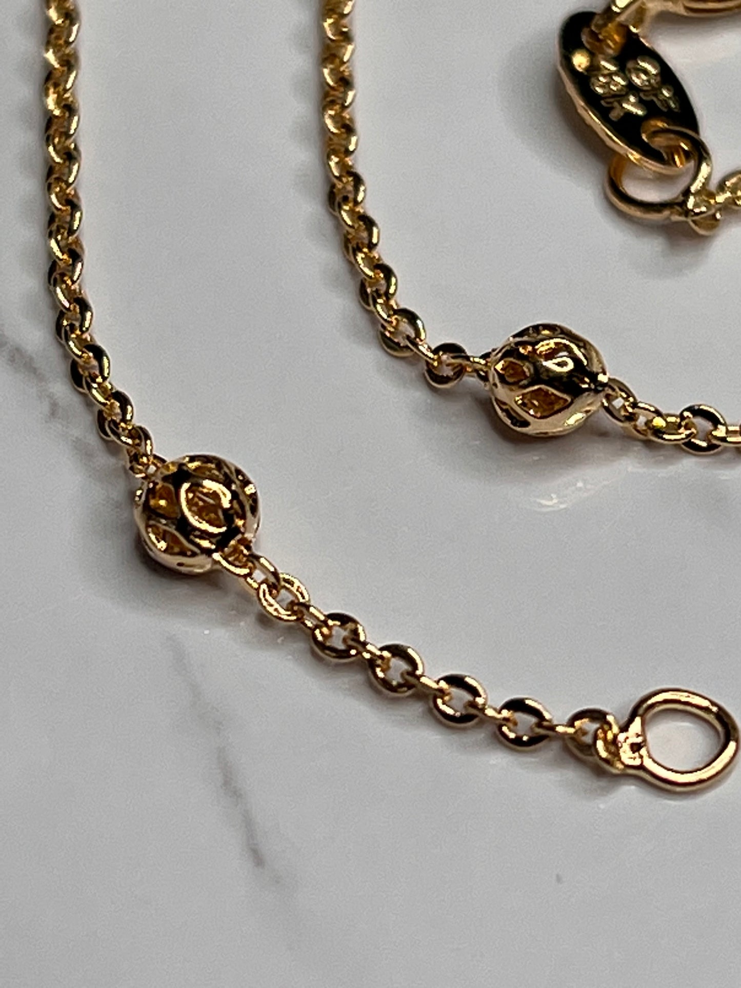 Lacy Beaded Anklet