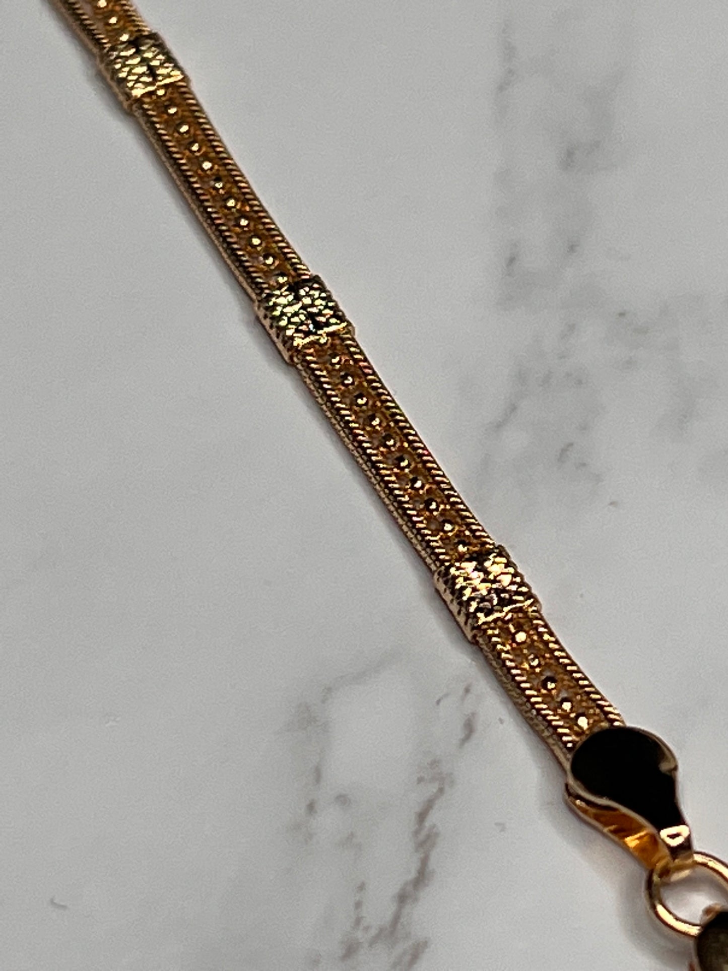 Retro Link Anklet