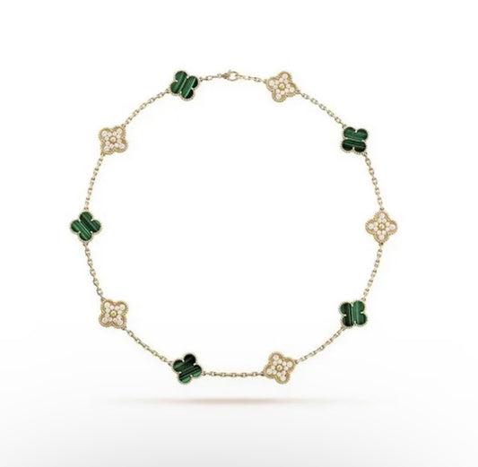 10 Clover Necklace