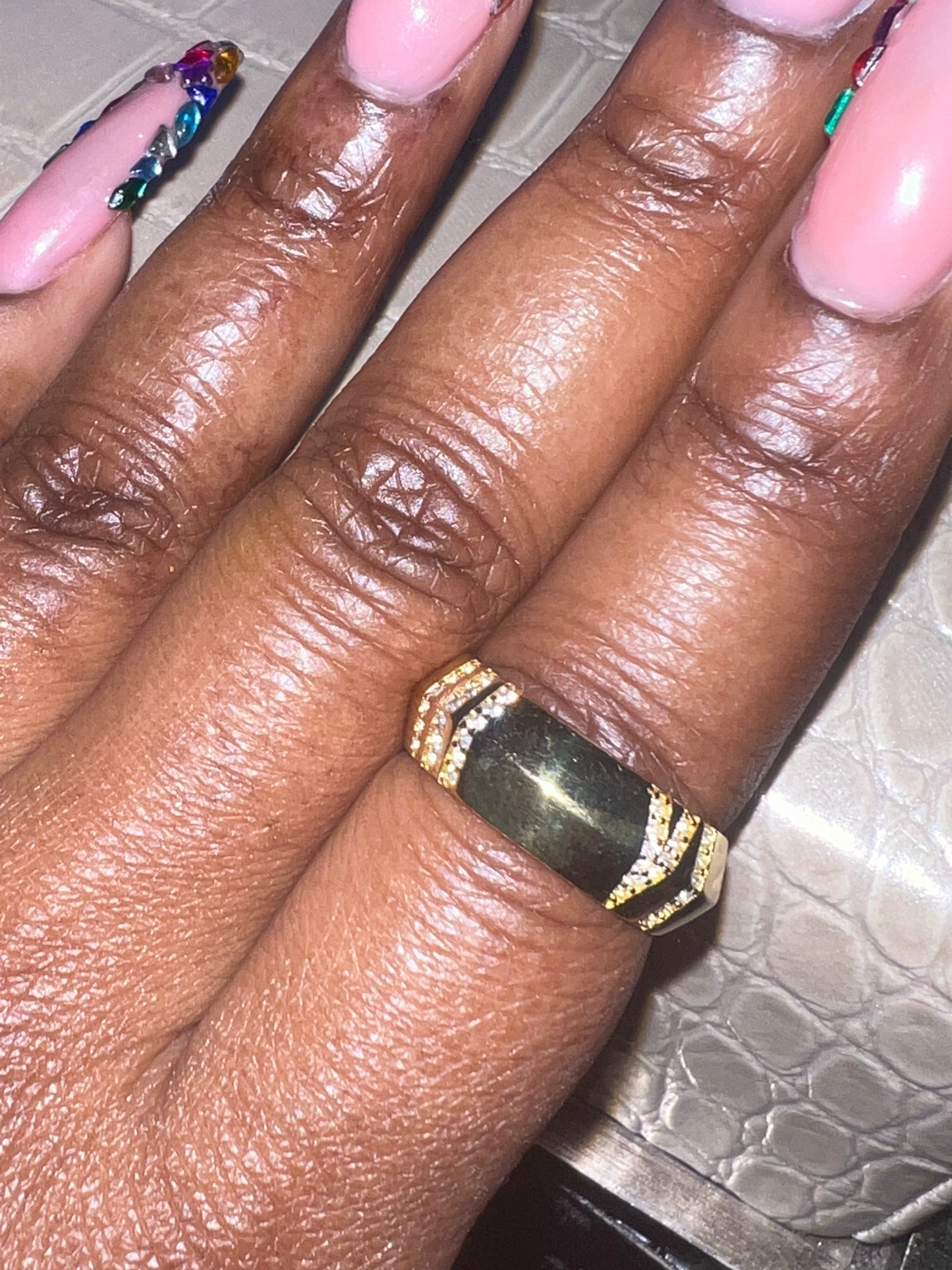 Solid Roman Numeral Ring