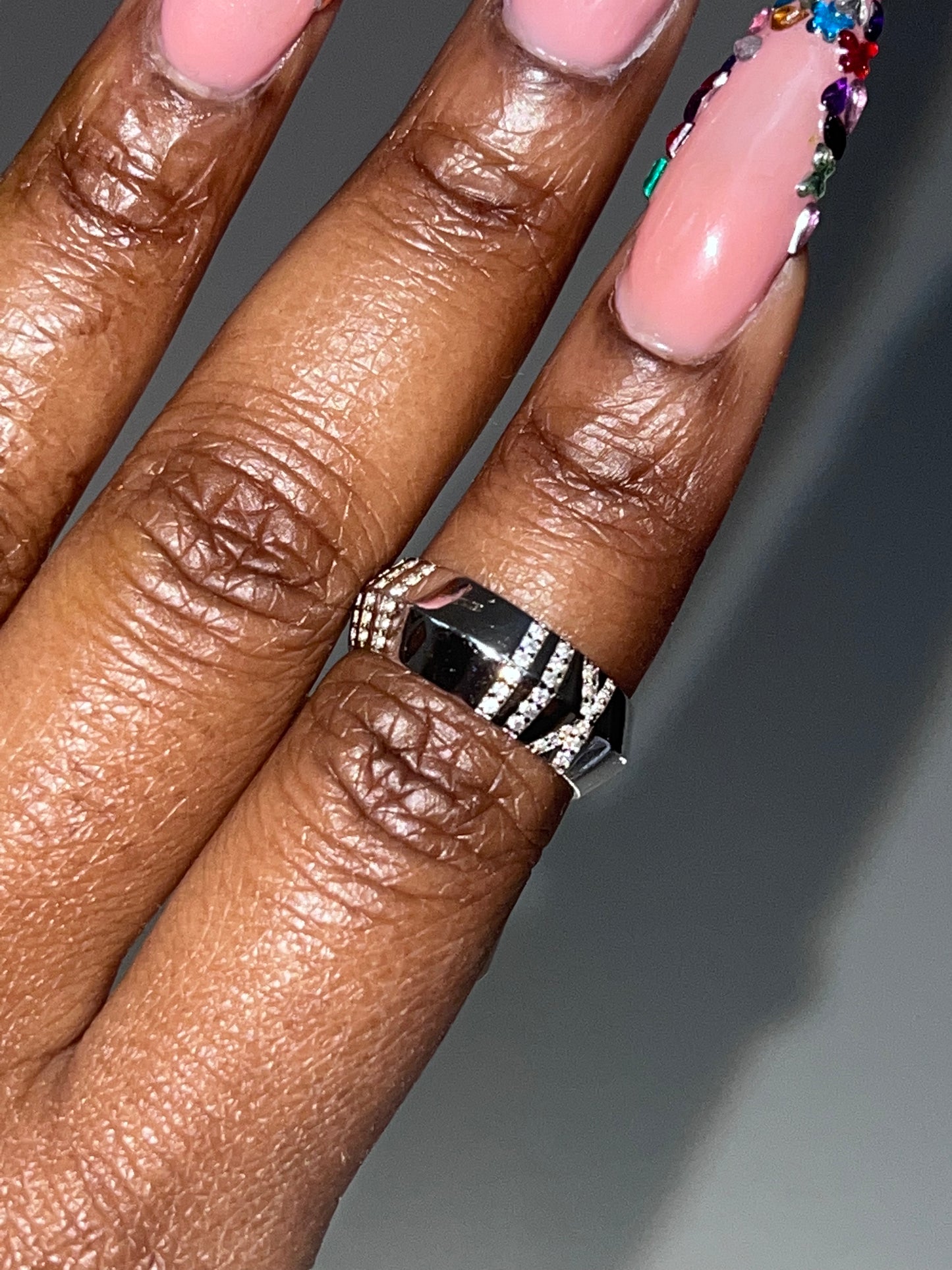 Solid Roman Numeral Ring