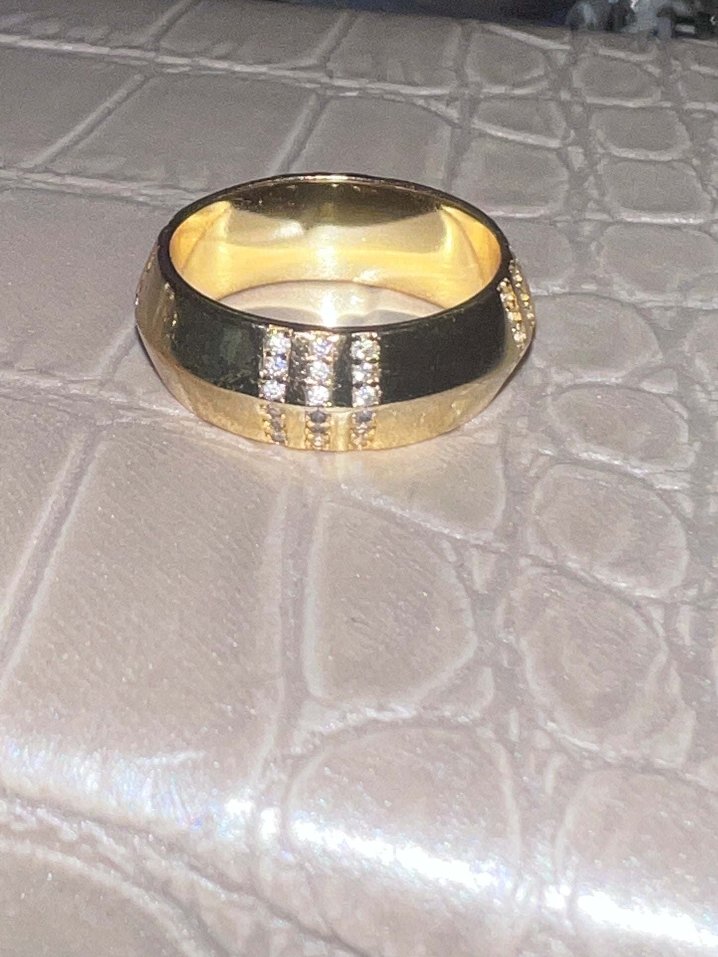Solid Roman Numeral Ring