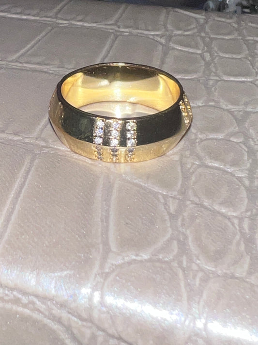 Solid Roman Numeral Ring