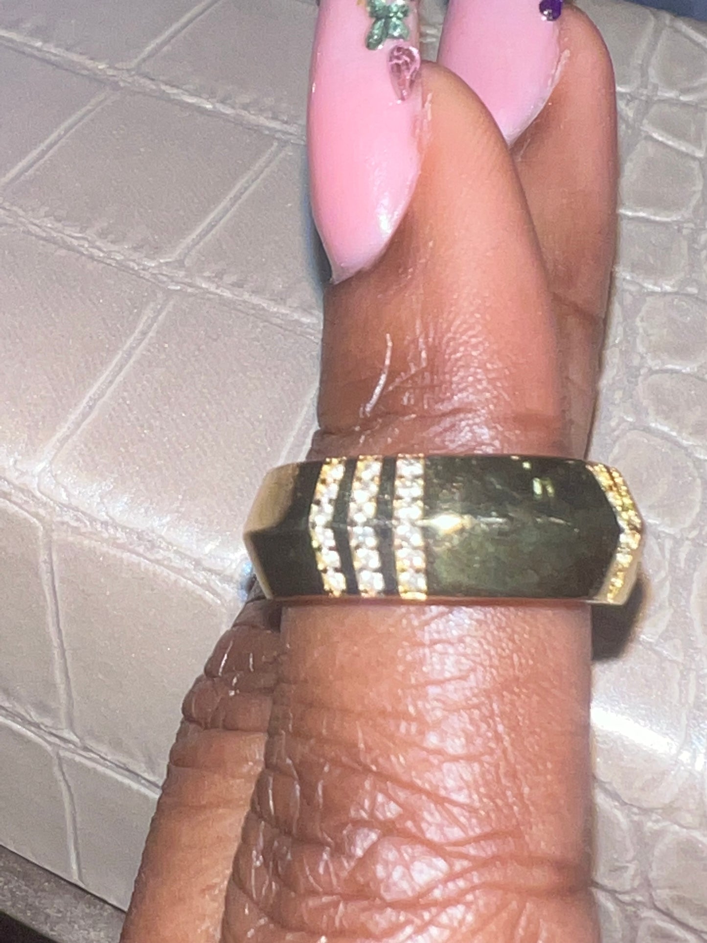 Solid Roman Numeral Ring