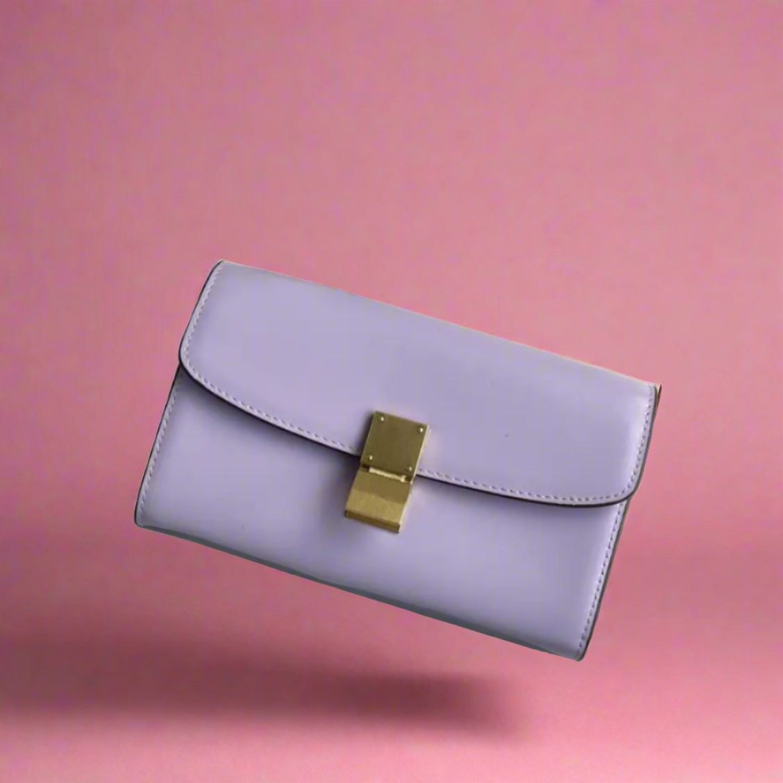 Genuine Leather Crossbody Flap Bag