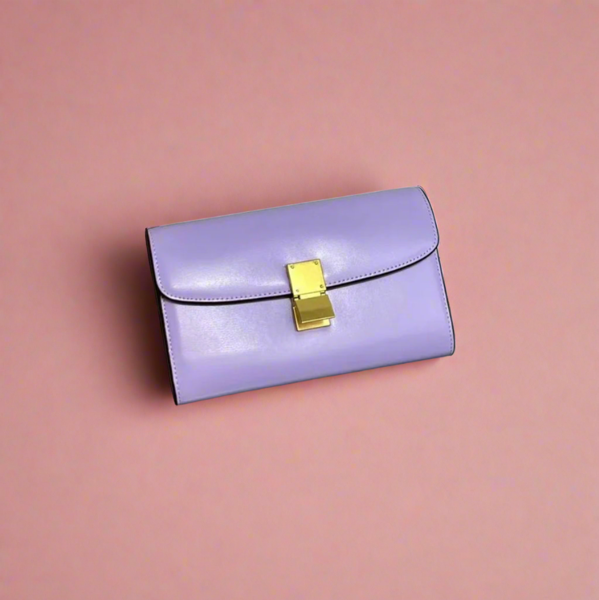 Genuine Leather Crossbody Flap Bag