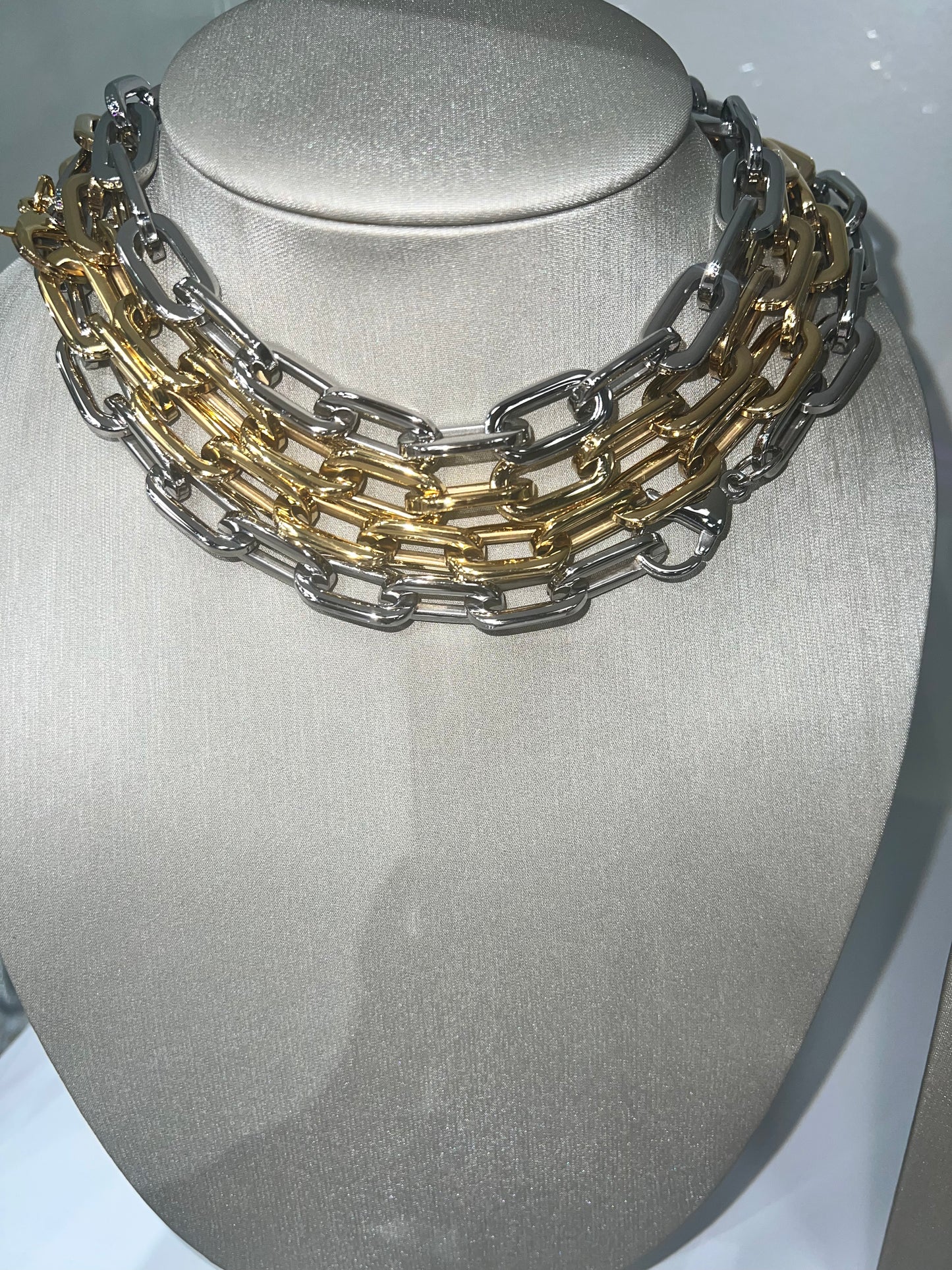 Chunky Paperclip Choker