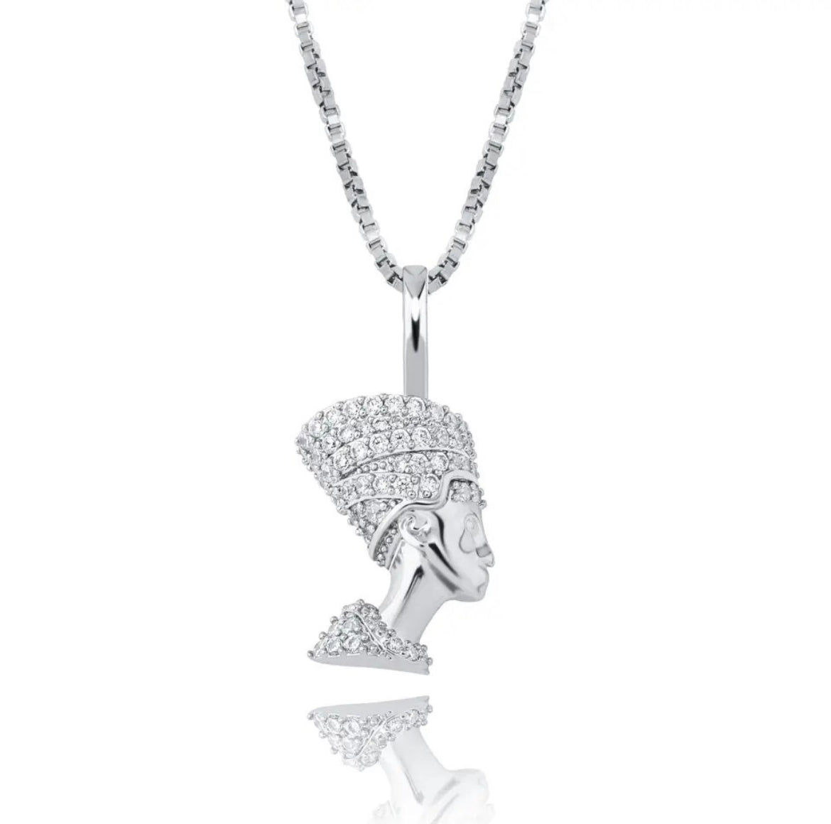 Sterling Silver Nefertiti Necklace