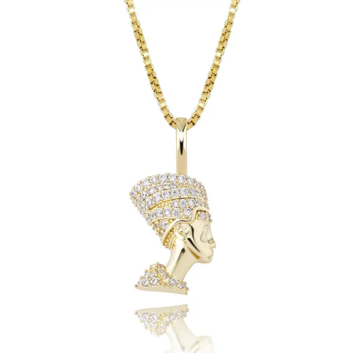 Sterling Silver Nefertiti Necklace