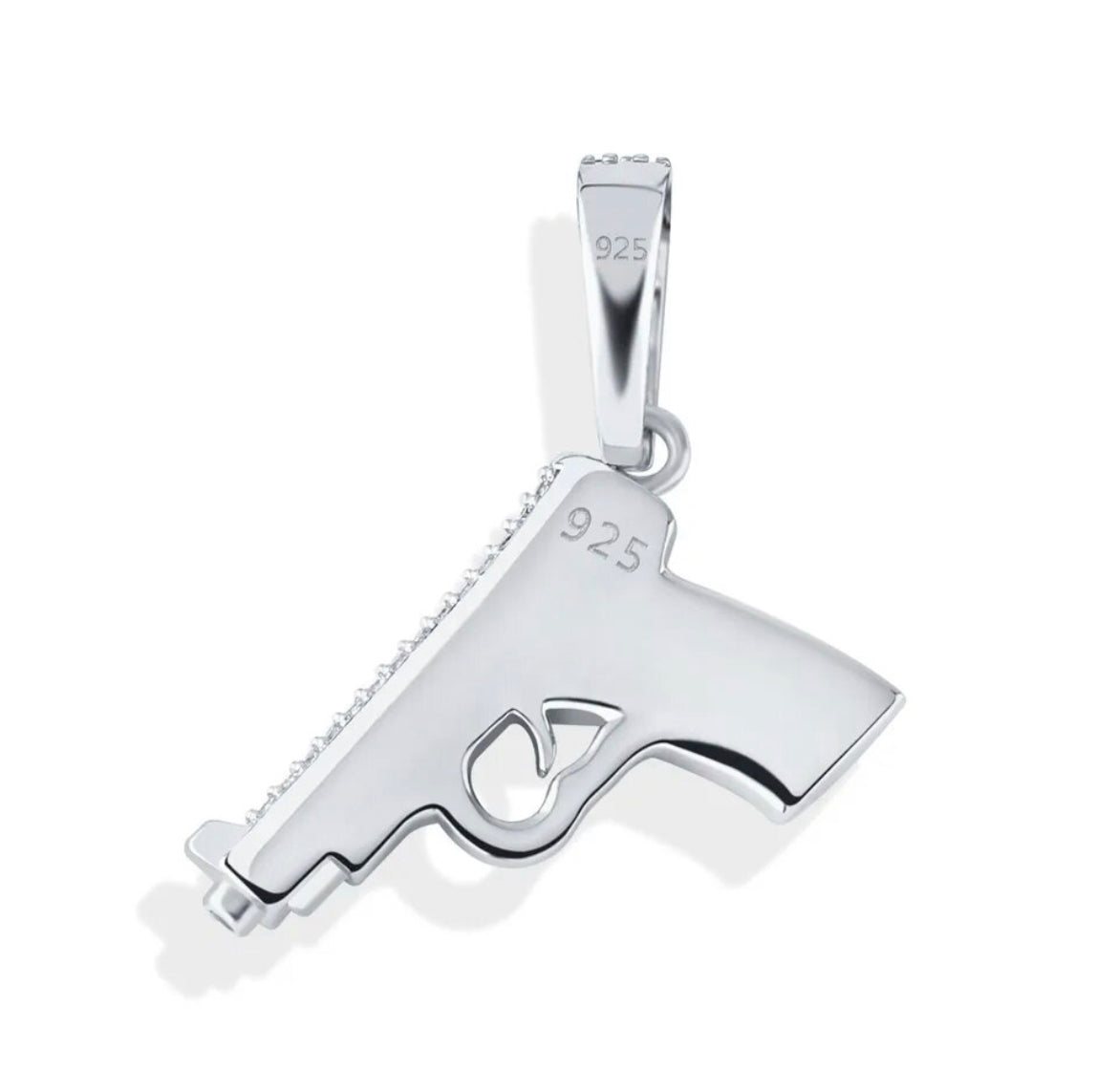 Sterling Silver Gun Necklace
