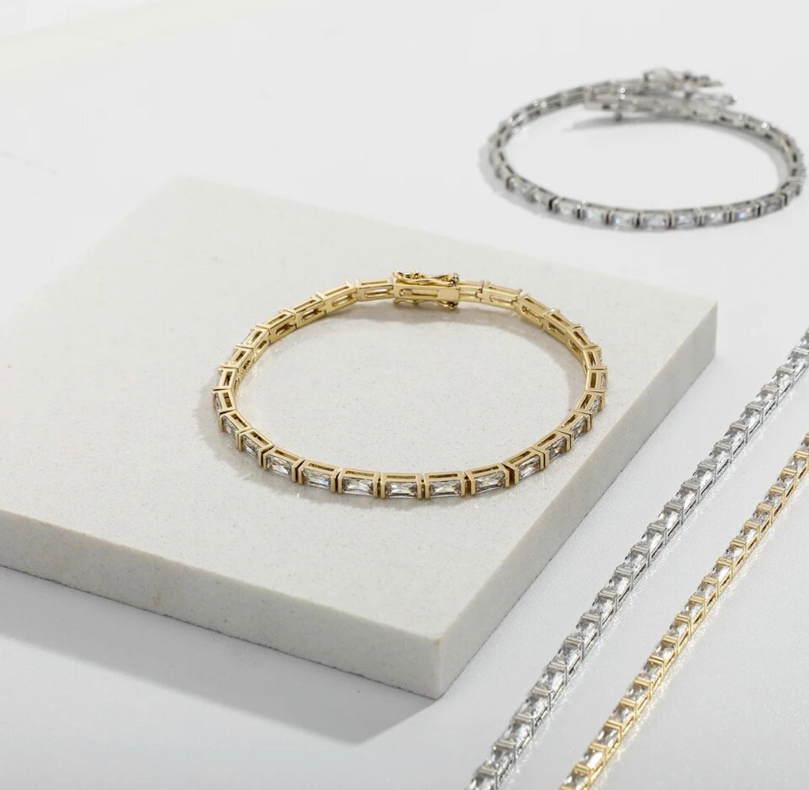 Baguette Tennis Bracelet