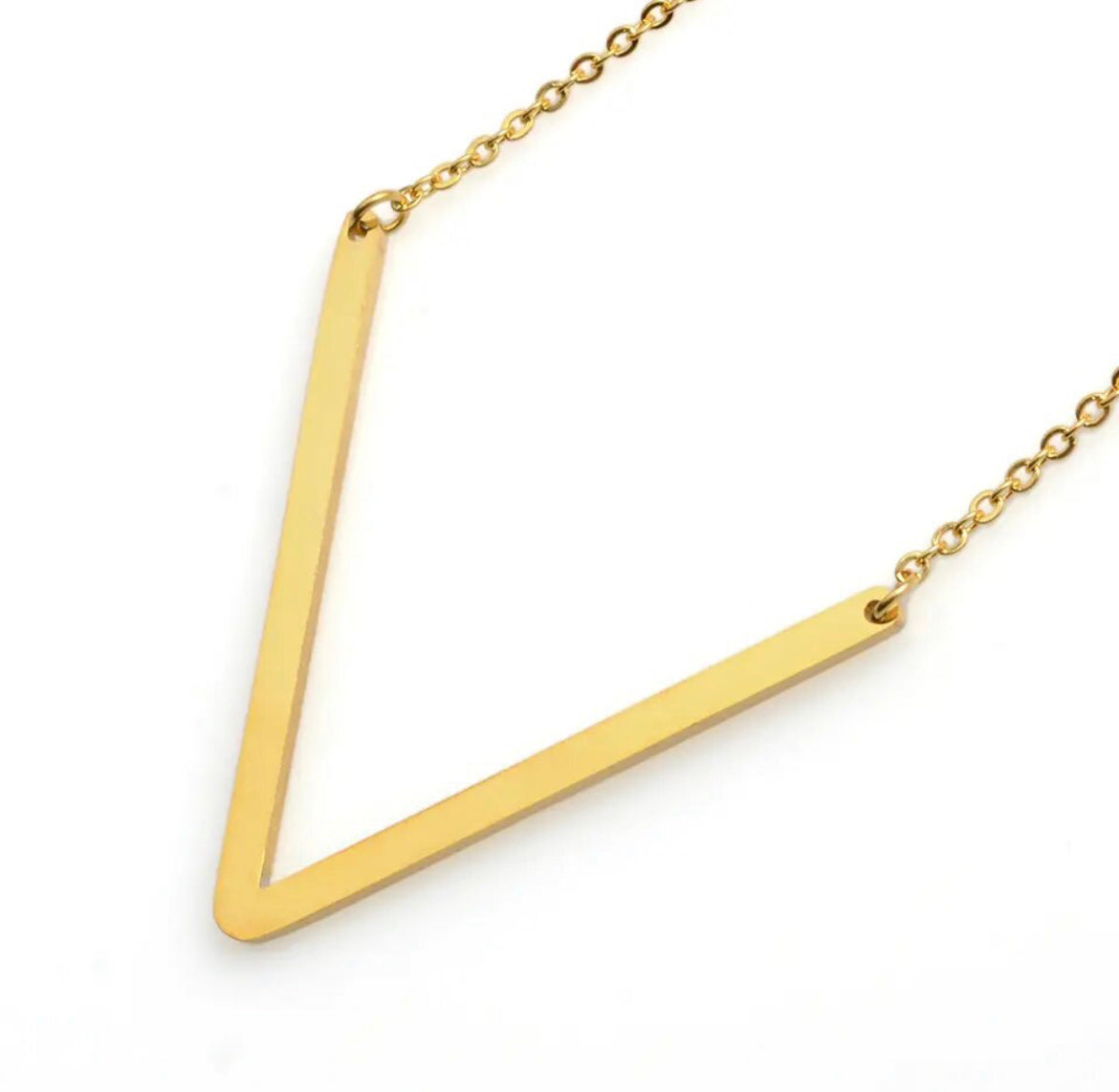 Tilted Letter Necklace