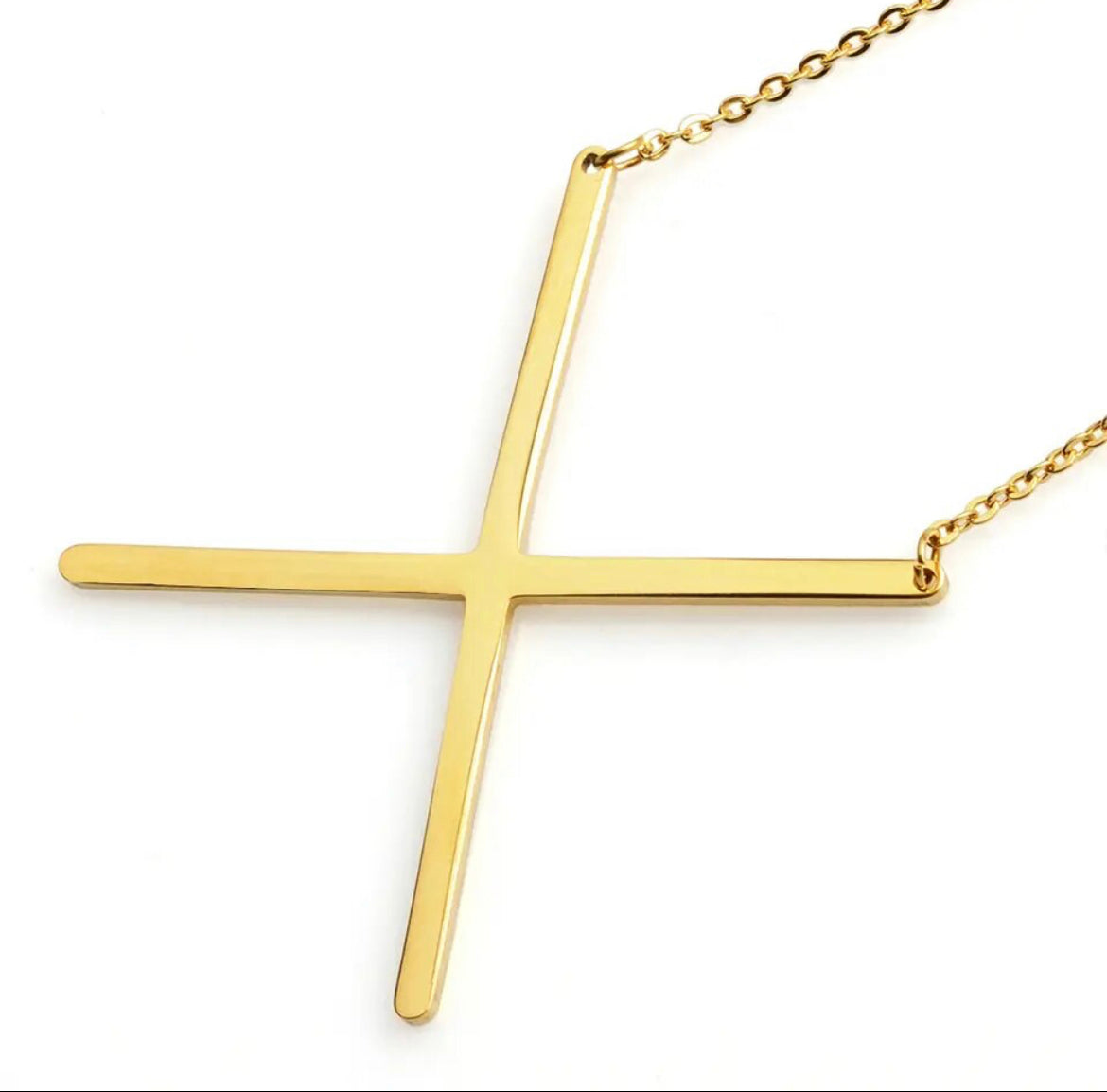 Tilted Letter Necklace