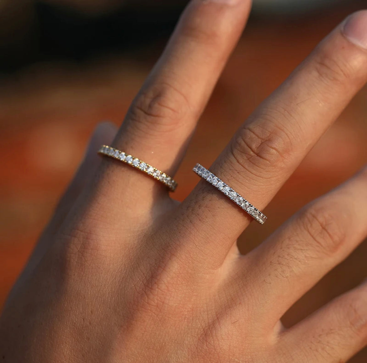 Side Heart Eternity Band