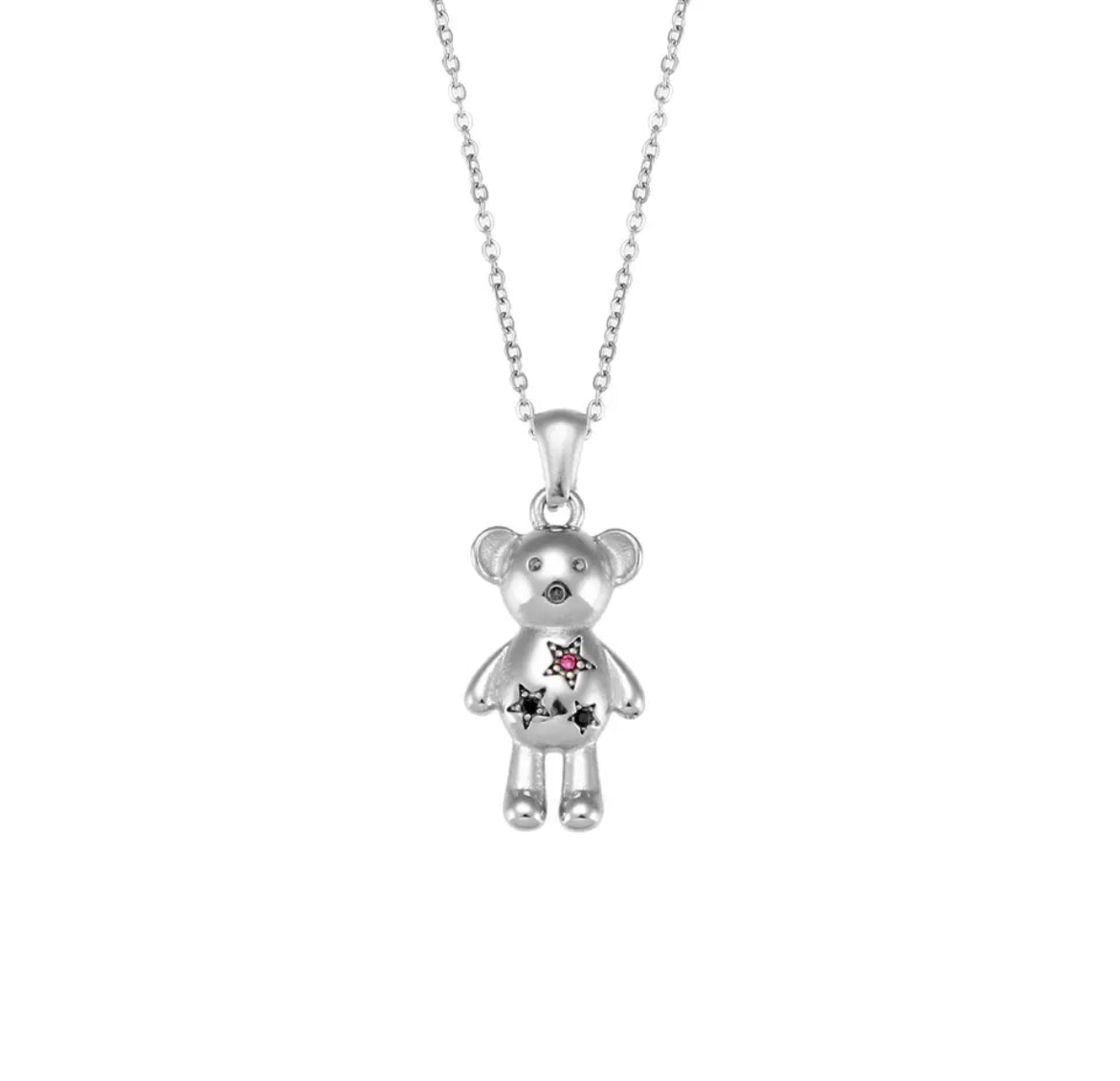Star Studded Teddy Necklace