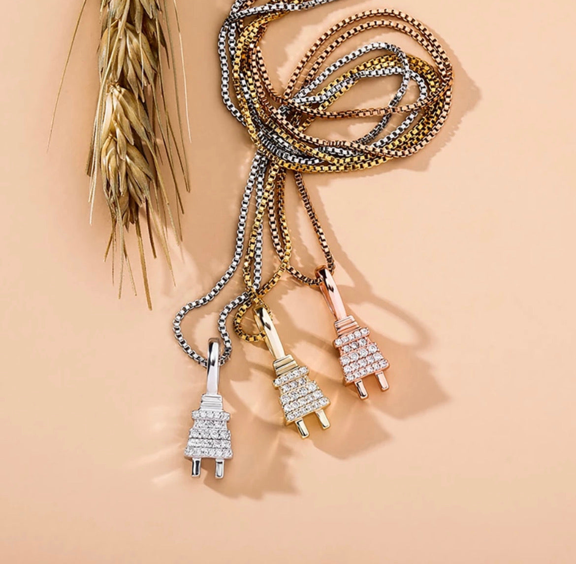 925 Mini Plug Necklace