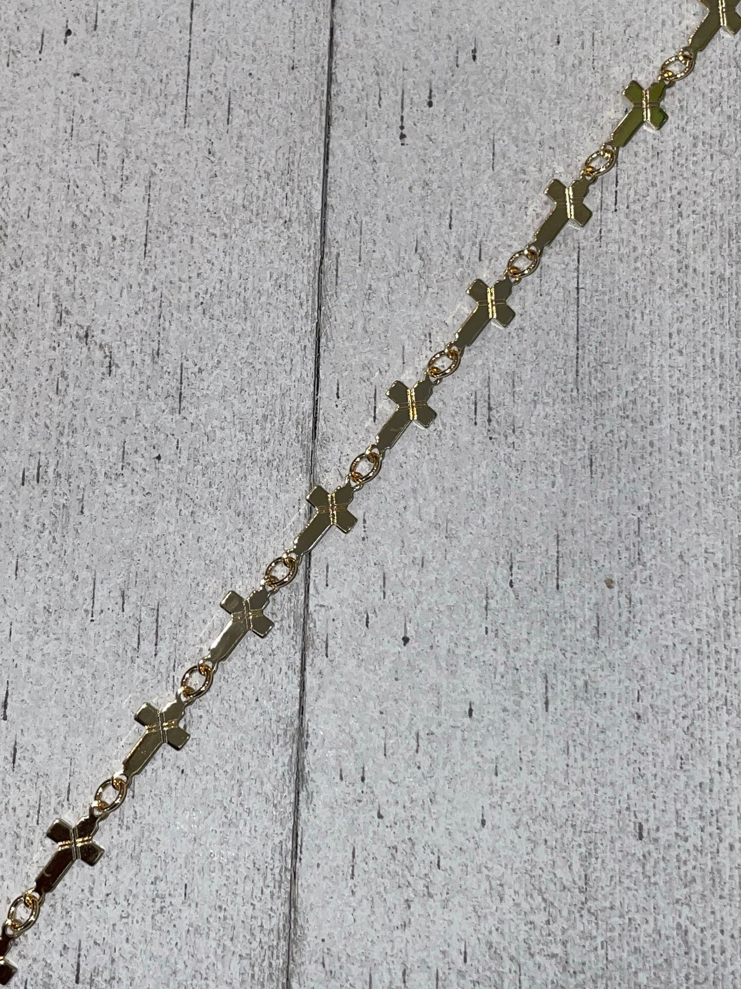 Cross Link Anklet
