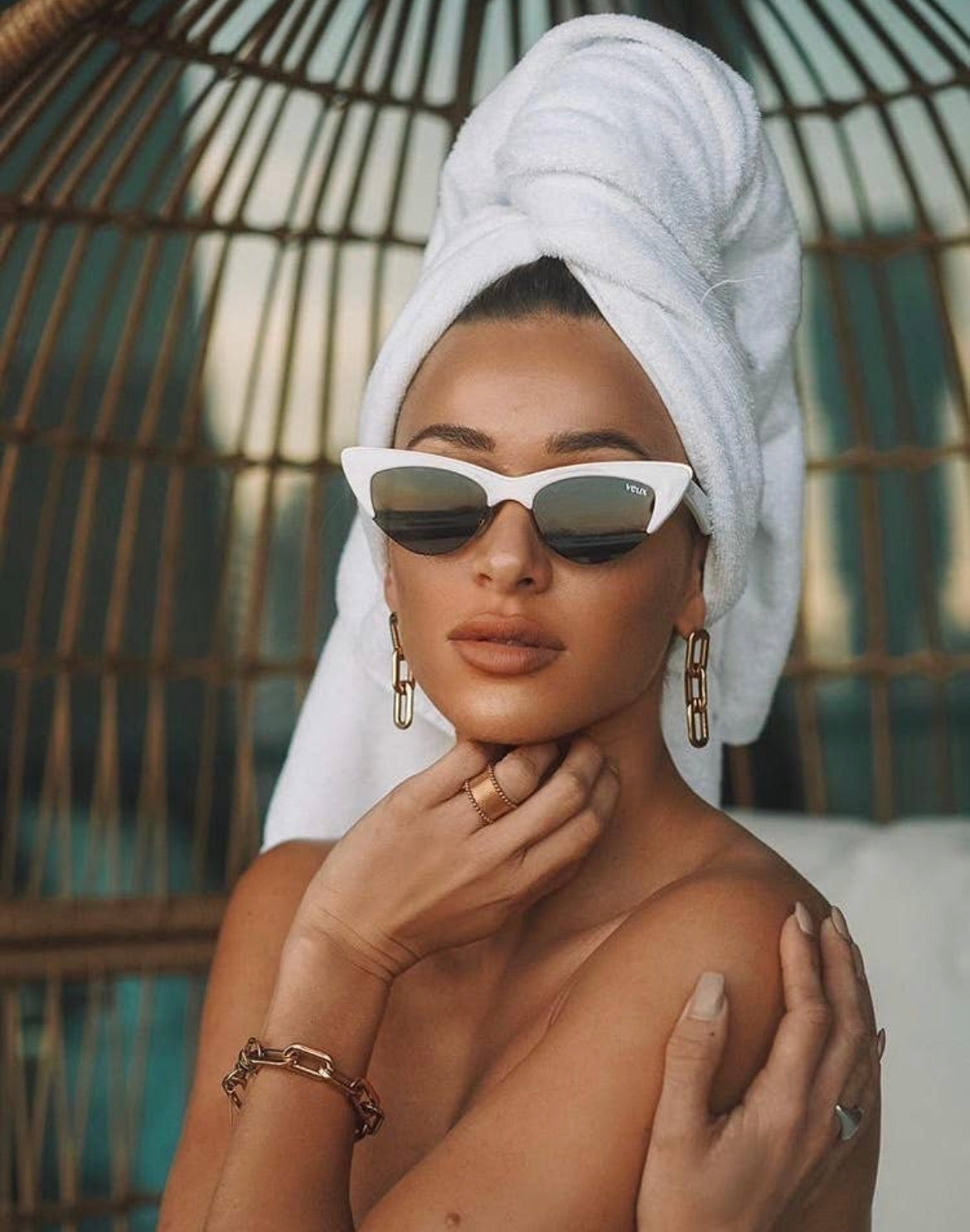 Chunky Paper Clip Bracelet