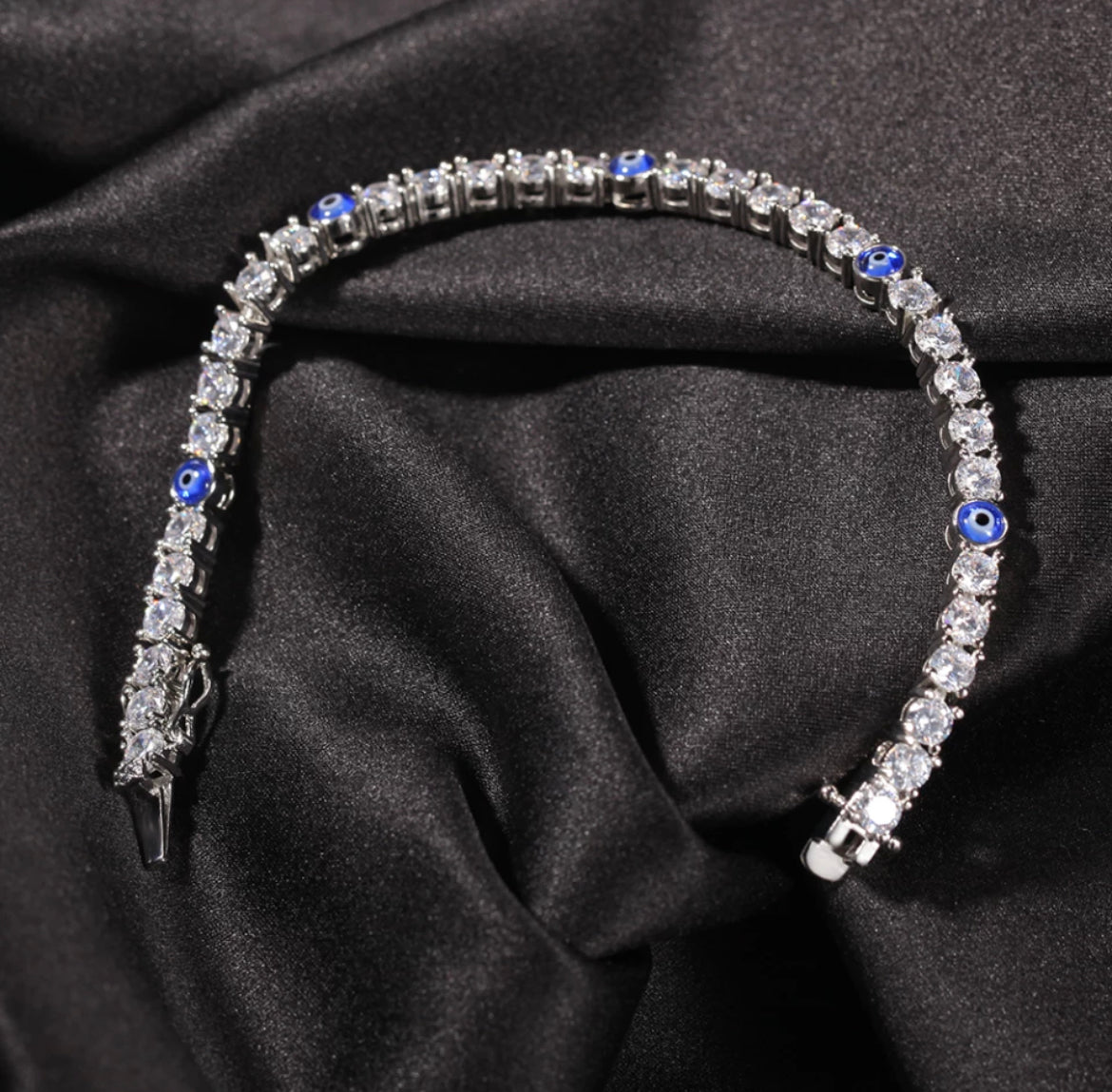 Evil Eye Tennis Bracelet