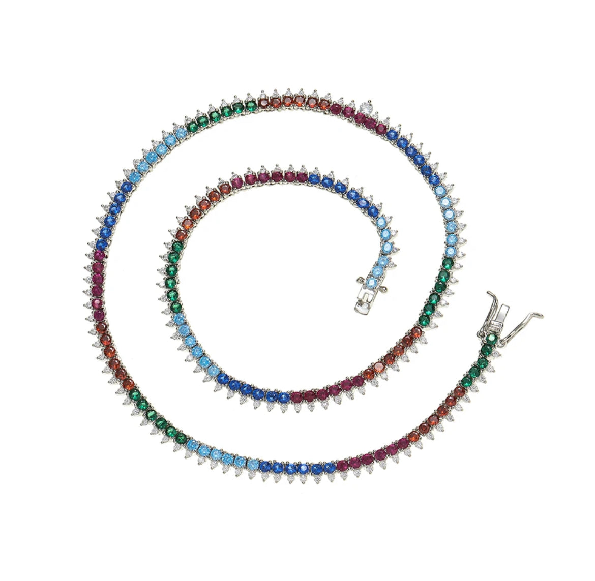 Madrid Tennis Necklace