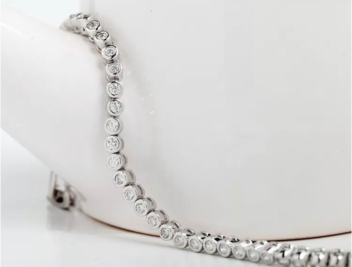 Round cut Tennis Bracelet