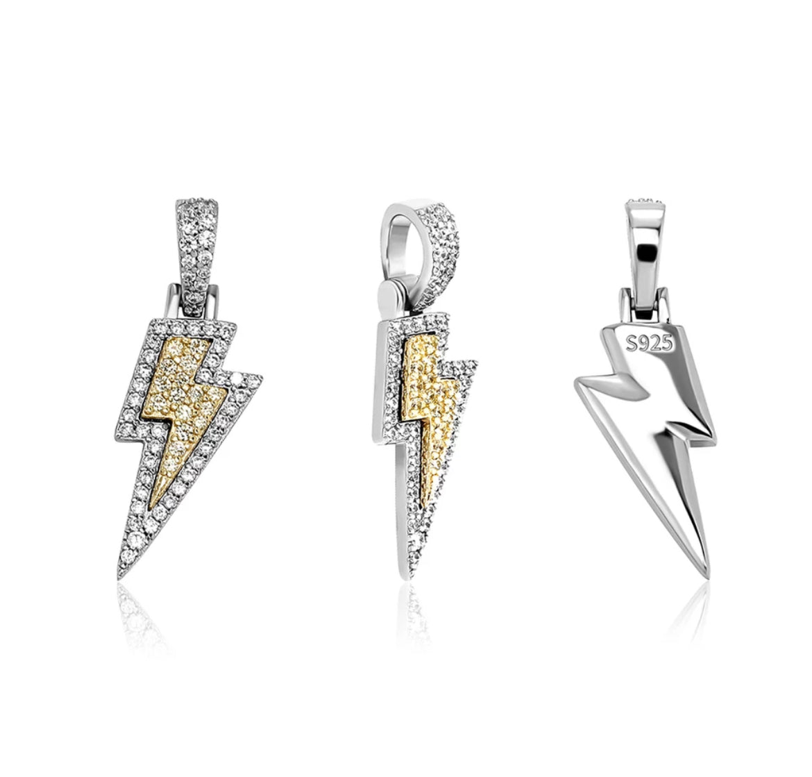 Sterling Silver Lightning Bolt