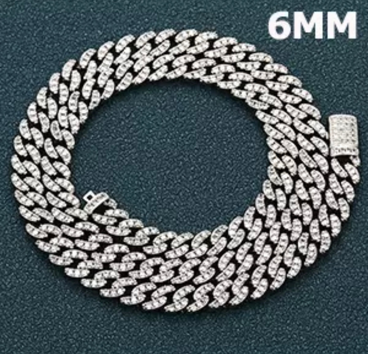 6mm Small Snap Box Cuban link Chain