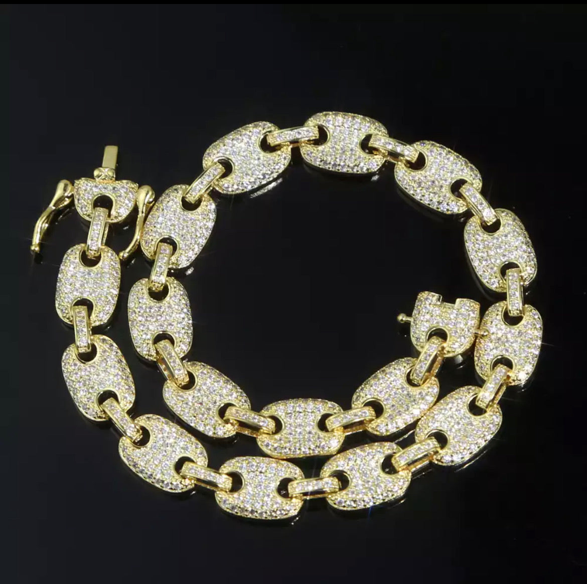 Mini Puffer Link Anklet