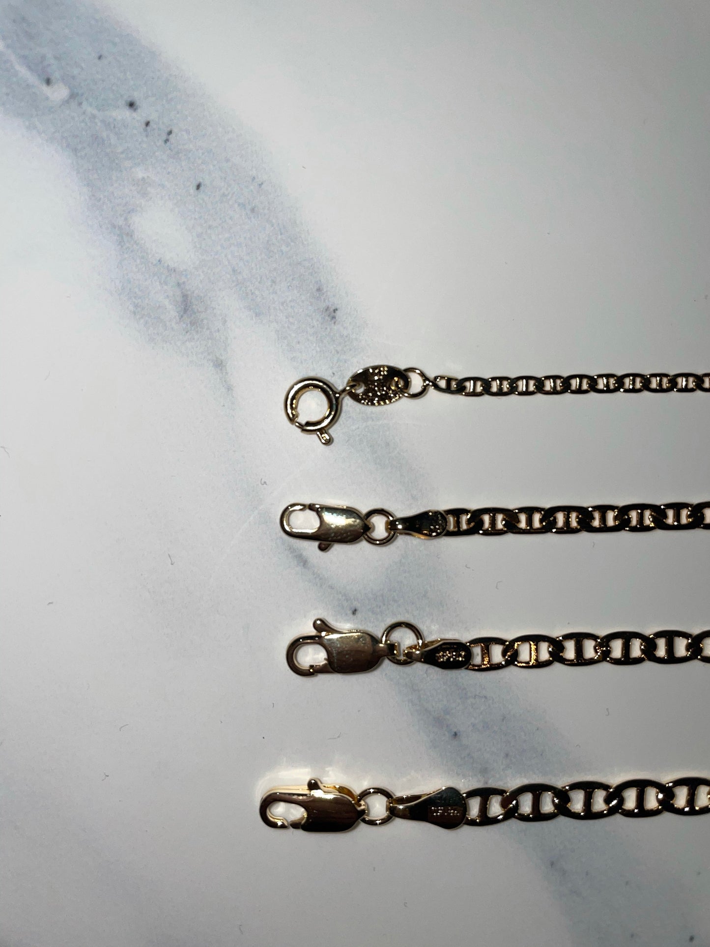 18k Gold-filled Mariner Link Anklet