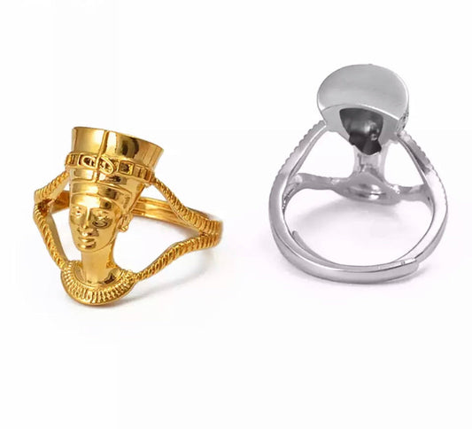 Bold Nefertiti Ring