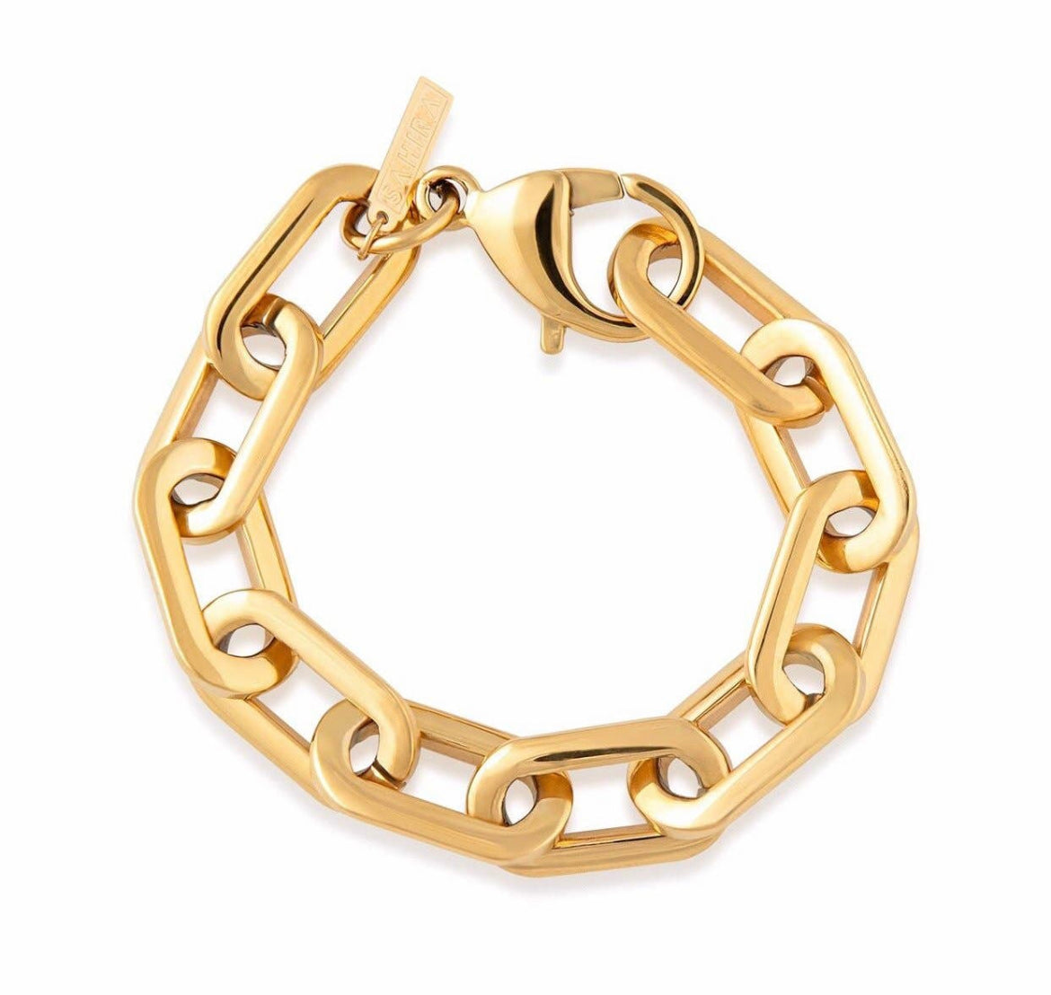 Chunky Paper Clip Bracelet