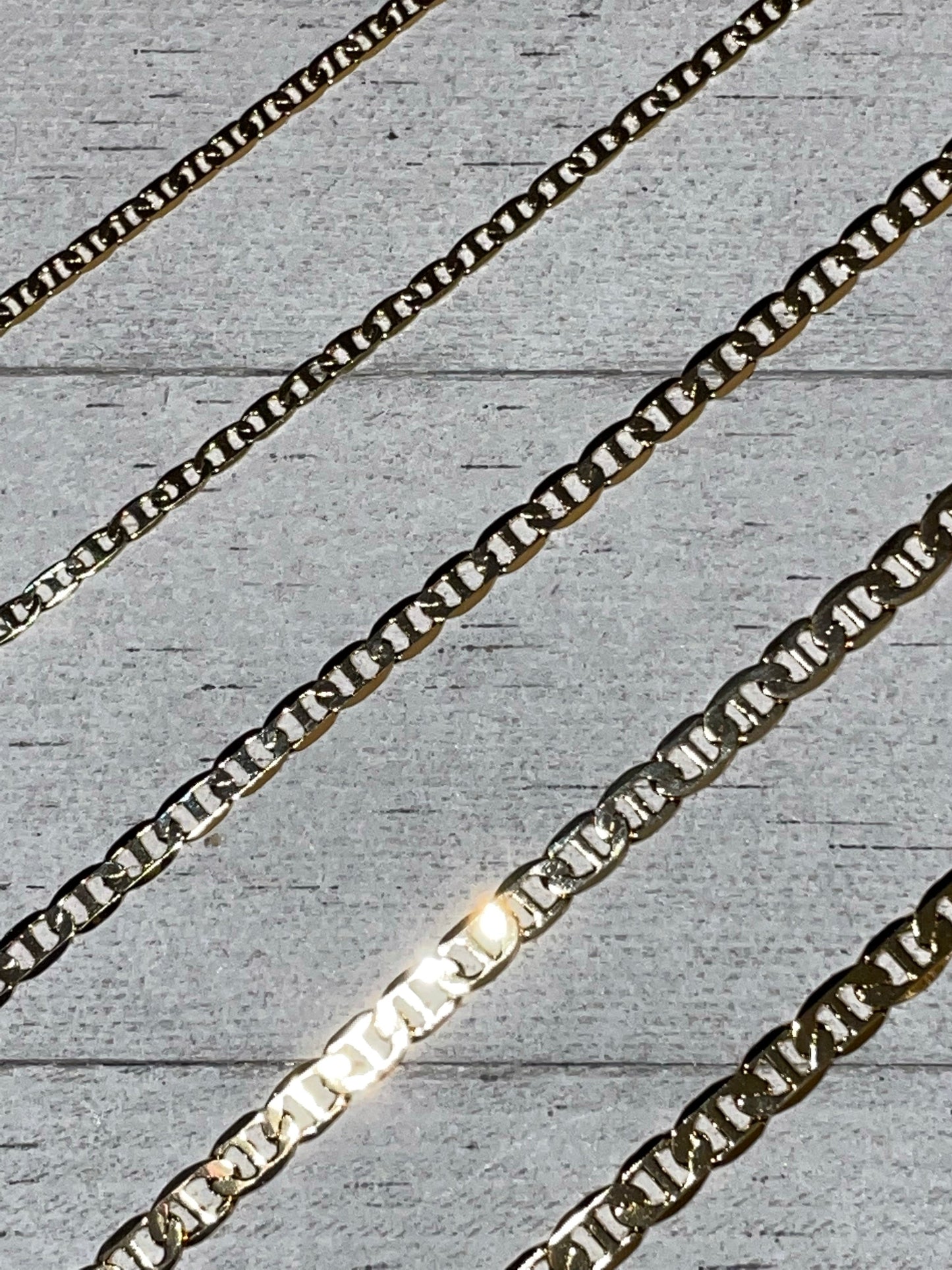 18k Gold-filled Mariner Link Anklet