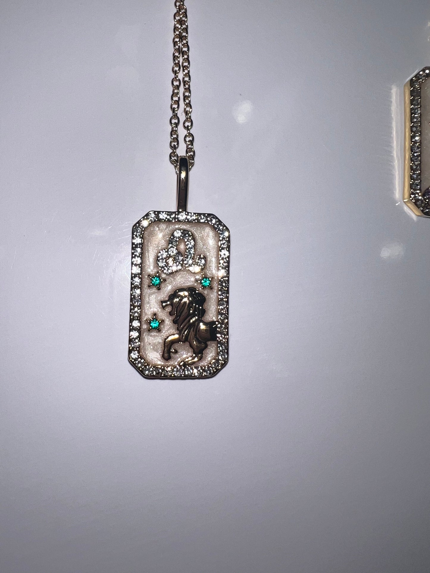 Bling Zodiac Amulet Necklace