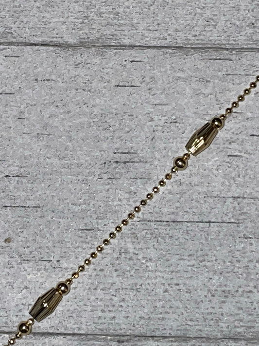 Alternating Beaded Anklet