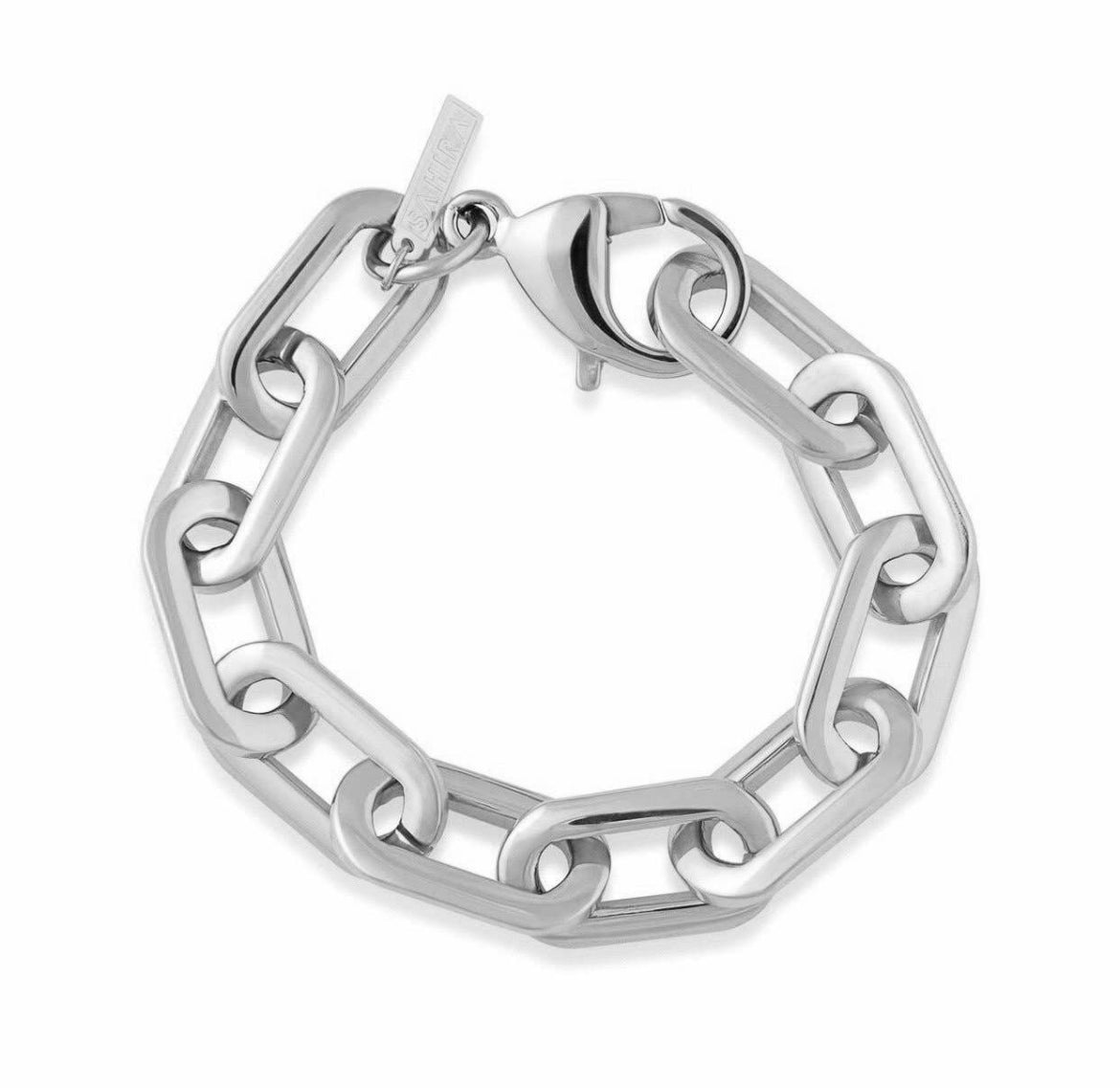 Chunky Paper Clip Bracelet