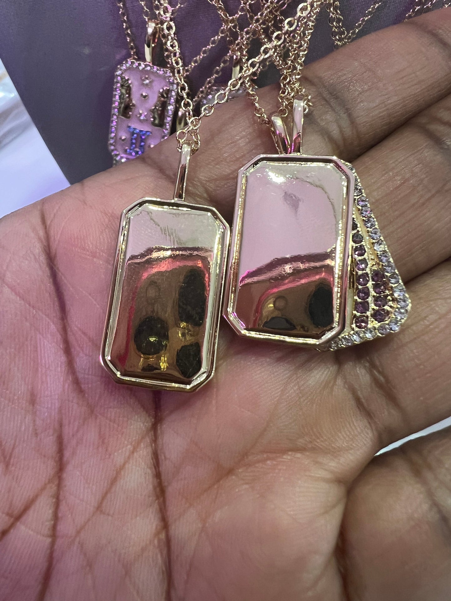 Bling Zodiac Amulet Necklace