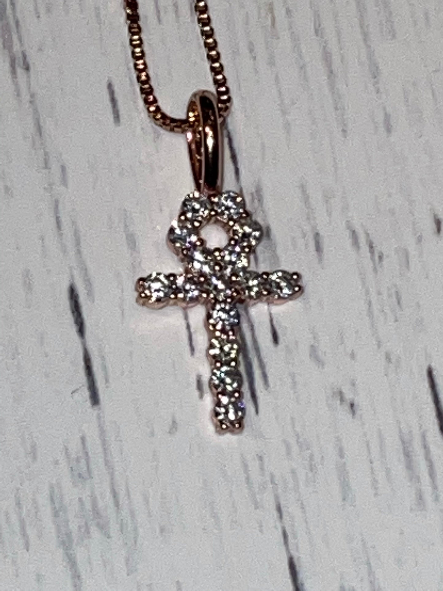 925 Mini Ankh Necklace