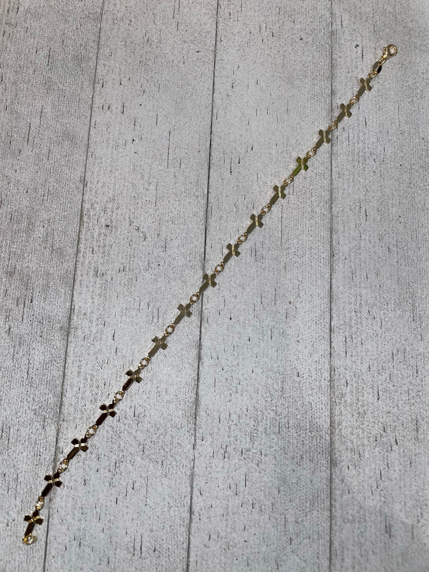 Cross Link Anklet