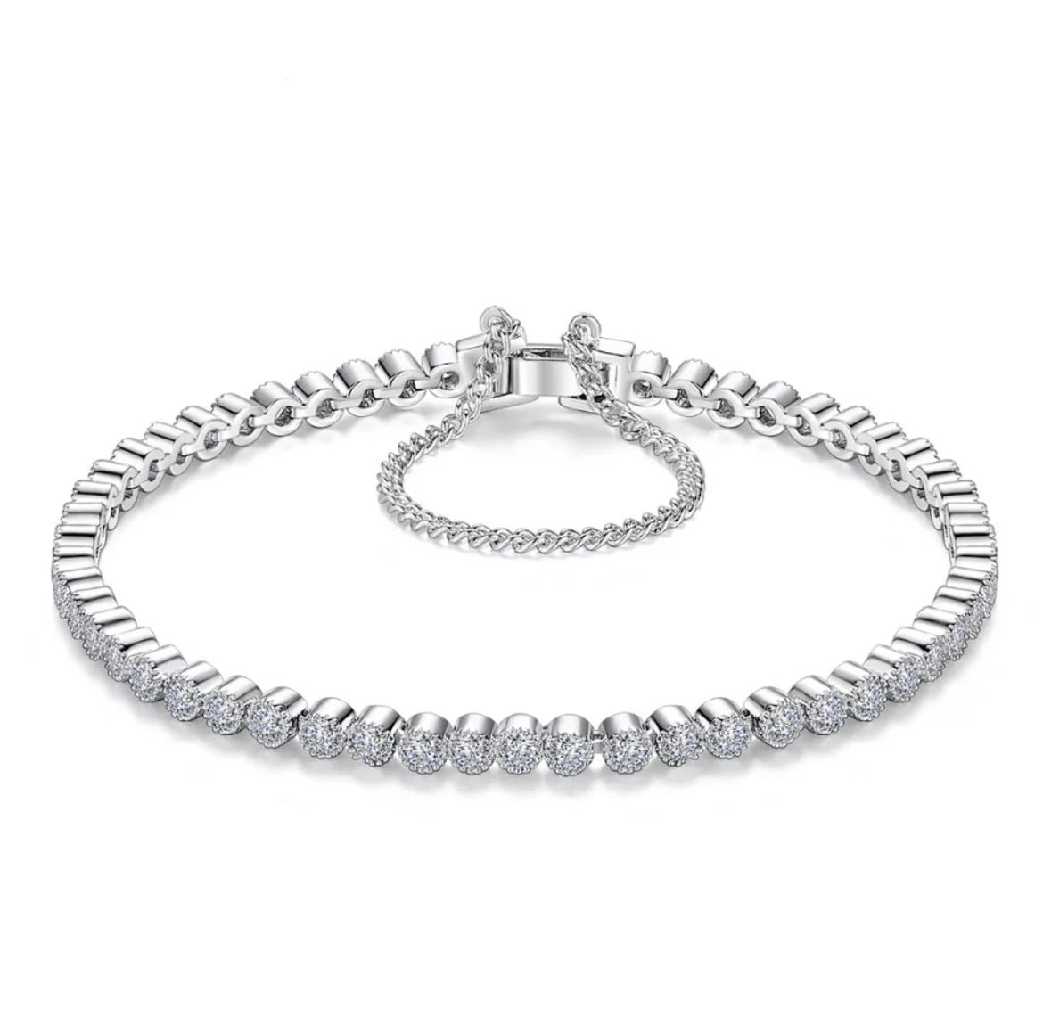 Round cut Tennis Bracelet
