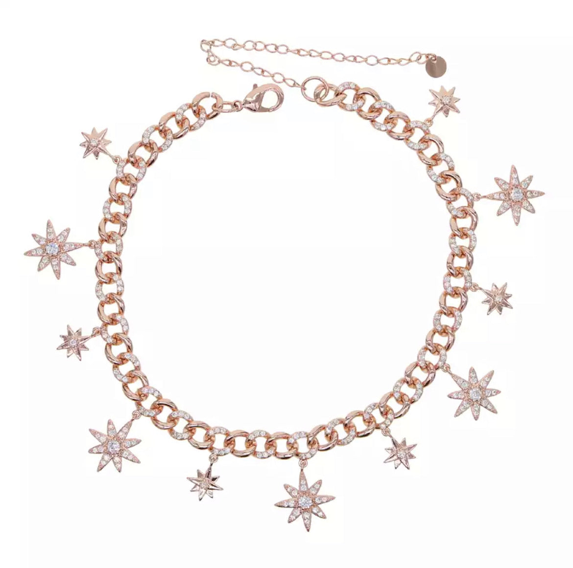 Starburst Cuban link Choker