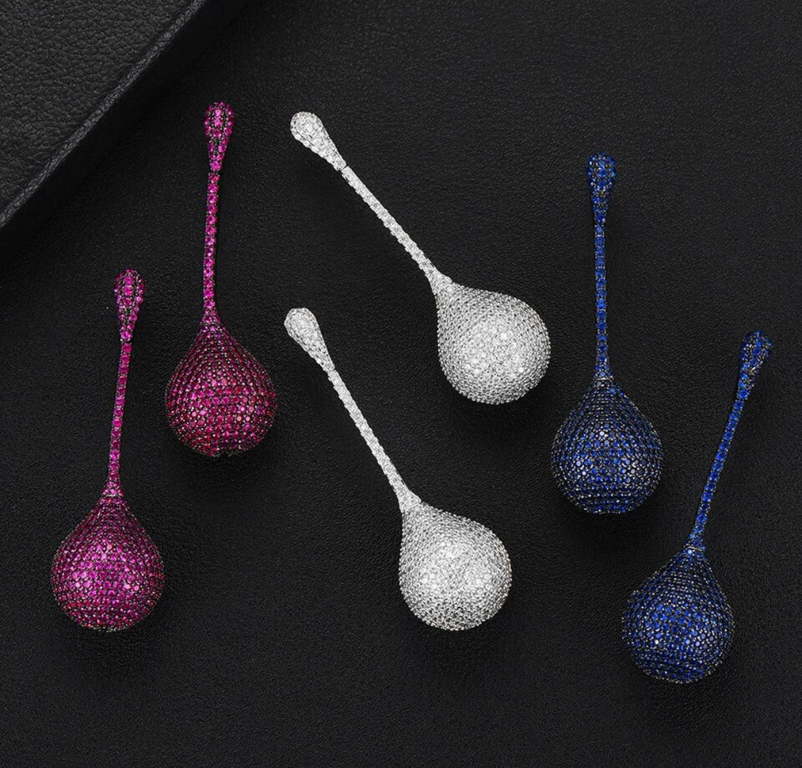 Disco Ball Drop Earrings