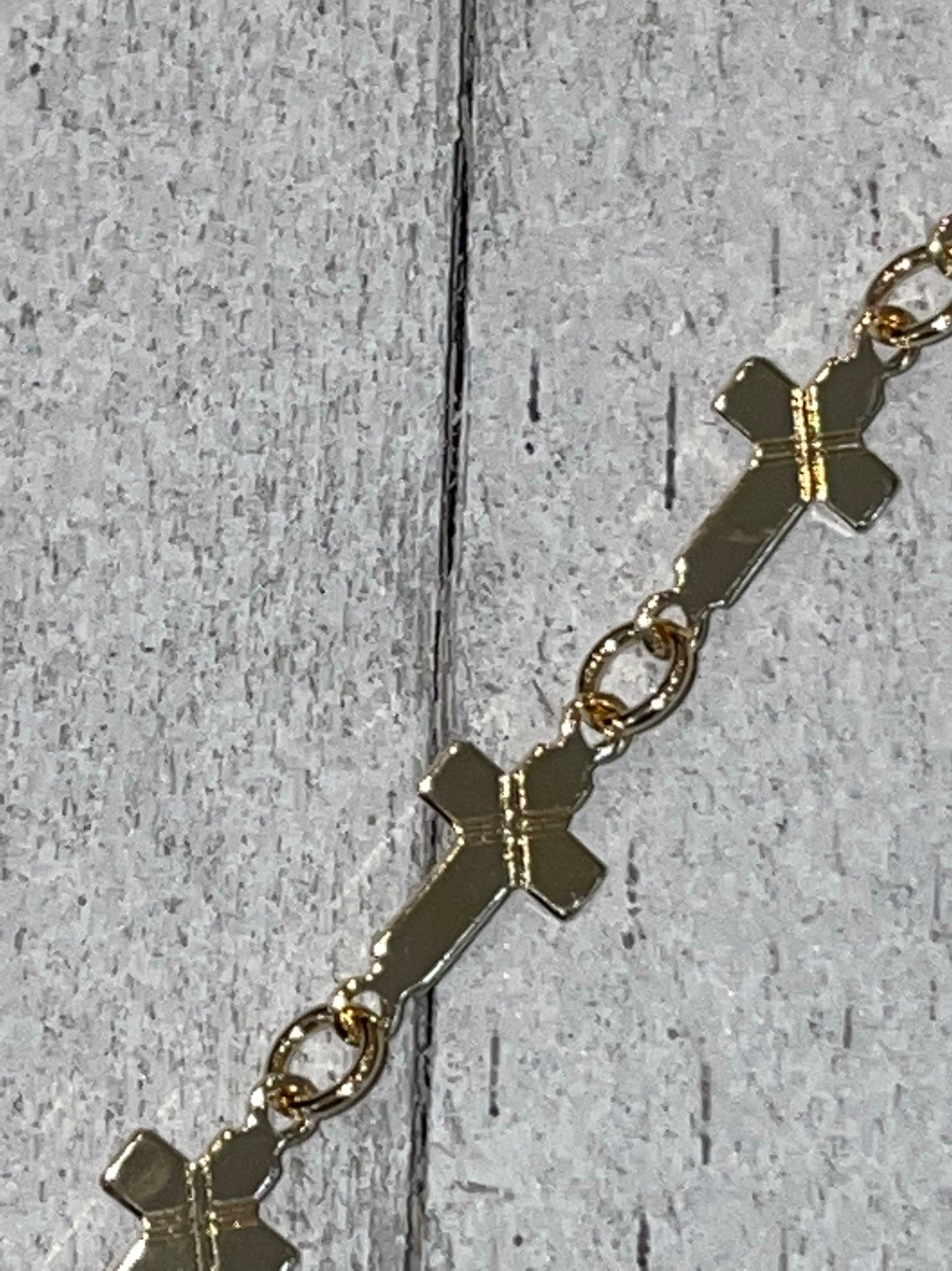 Cross Link Anklet