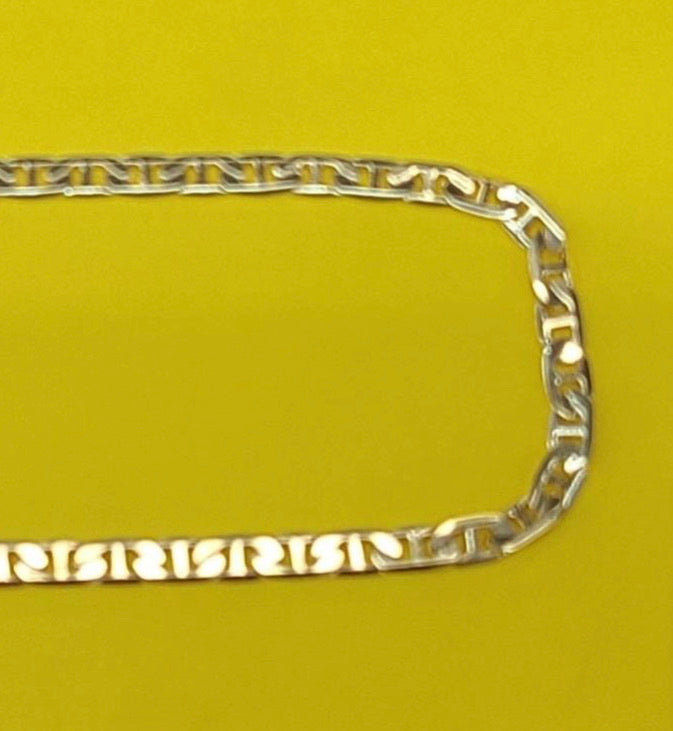 18k Gold-filled Mariner Link Anklet