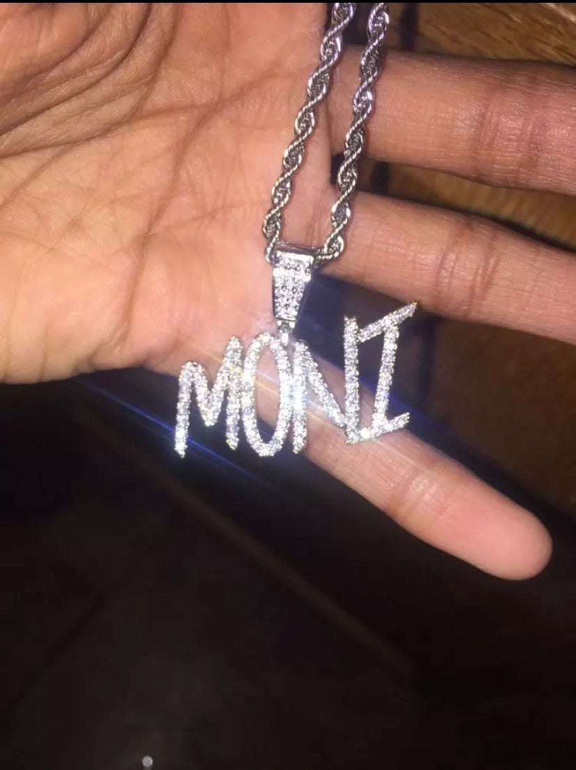 Icy Handwritten Nameplate