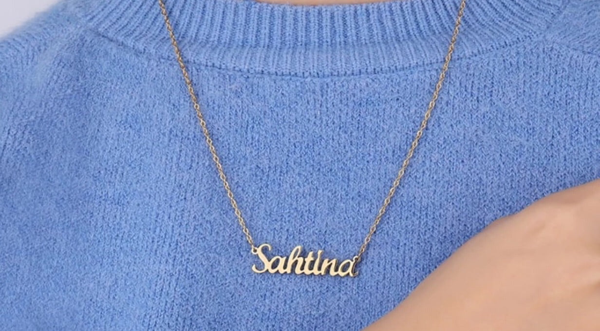 Personalized Nameplate Necklace