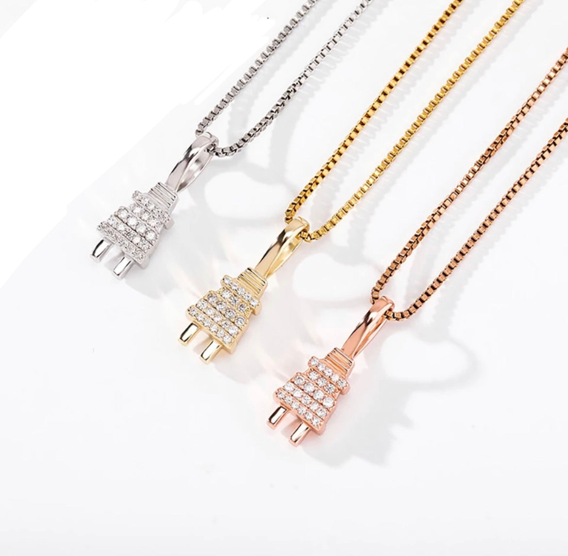 925 Mini Plug Necklace