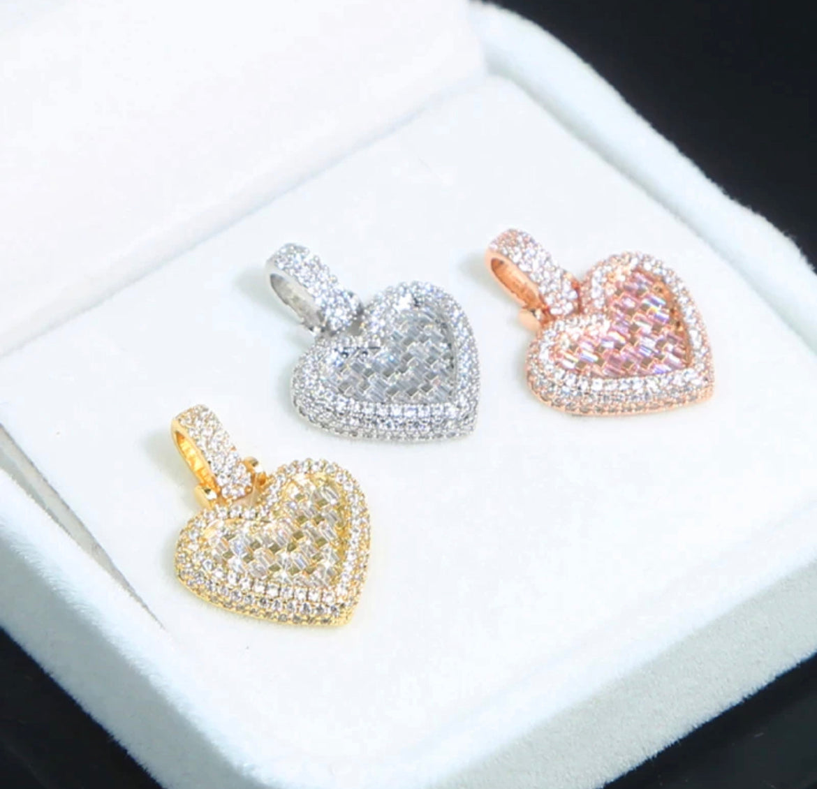 Baguette Heart Necklace