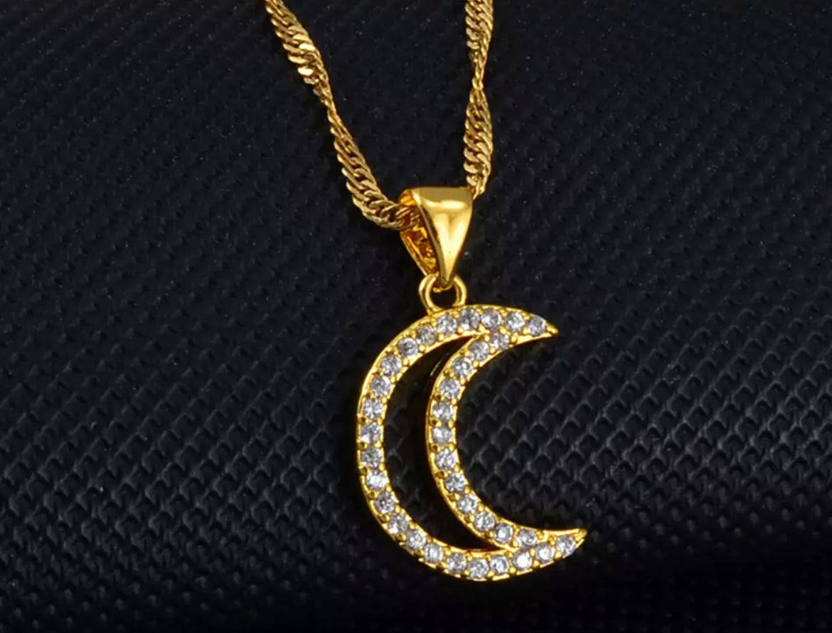 Moon/Star Charm necklace