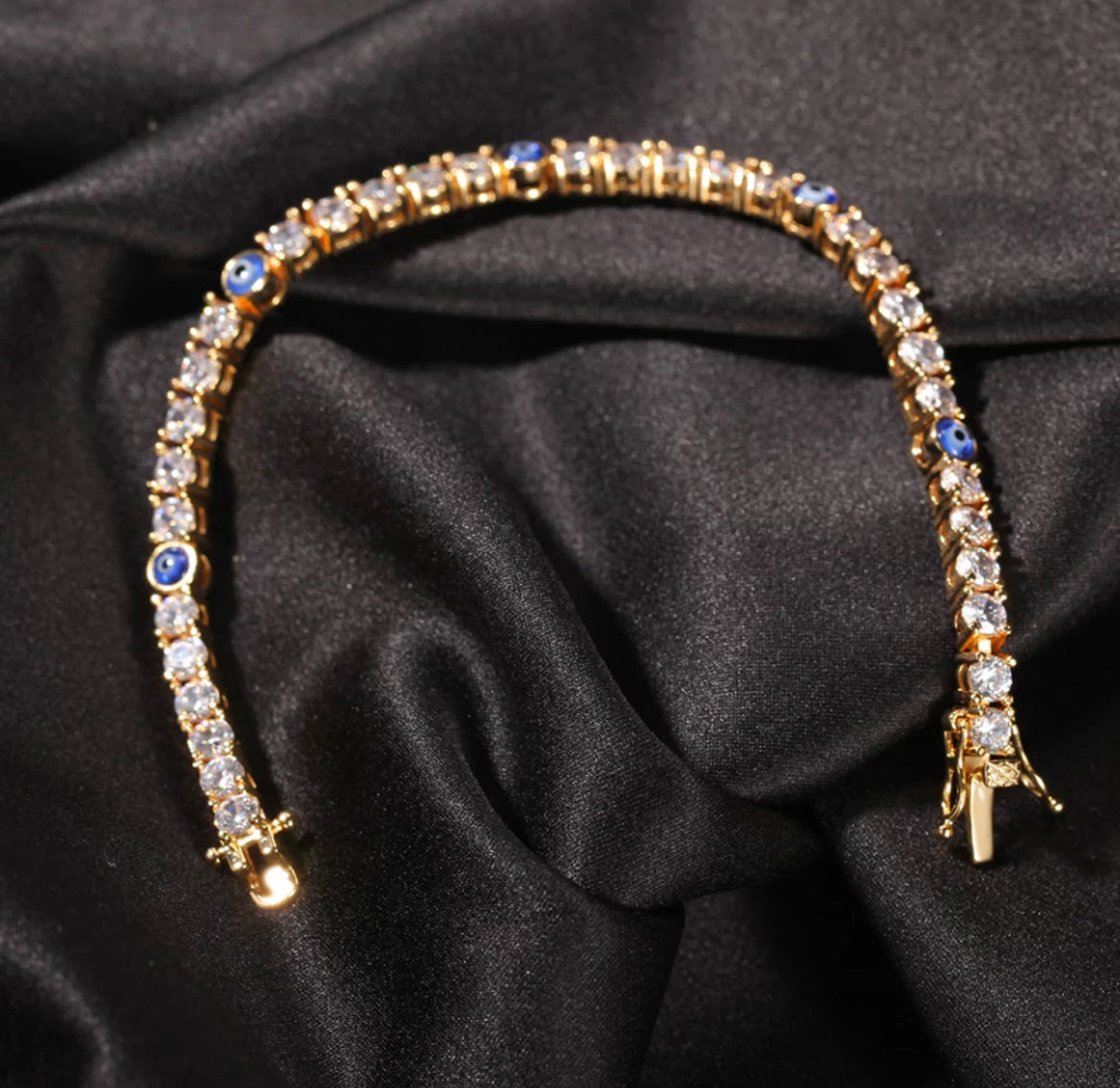 Evil Eye Tennis Bracelet